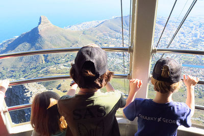 family holiday children cape town view