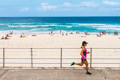 Running On Bondi Beach, Australia