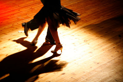 Tango dancing