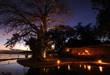 Sand Rivers at night