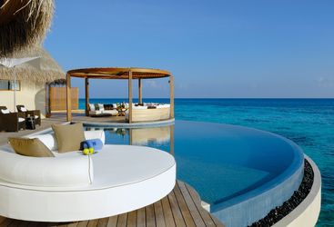 Pool at W Retreat & Spa Maldives, luxury hotel in the Maldives