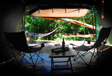 Tent at Leopard Safari Yala Camp, luxury camp in Sri Lanka