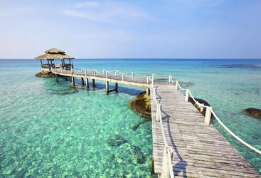 Jetty in the Seychelles