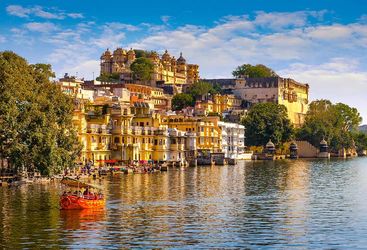 Udaipur lake and palace