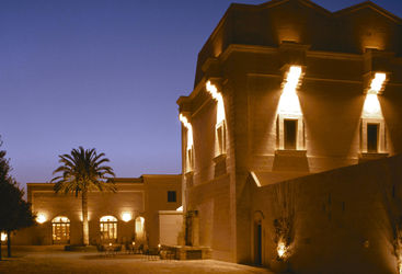 hotel exterior night