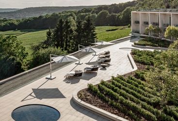 hotel exterior terrace