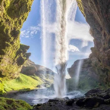 Waterfall in Iceland