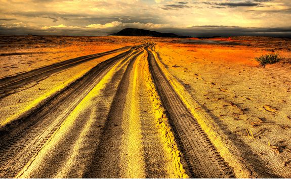 Beach tracks, KwaZulu-Natal