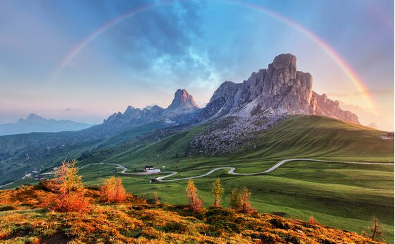 dolomites road