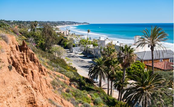Malibu coastline