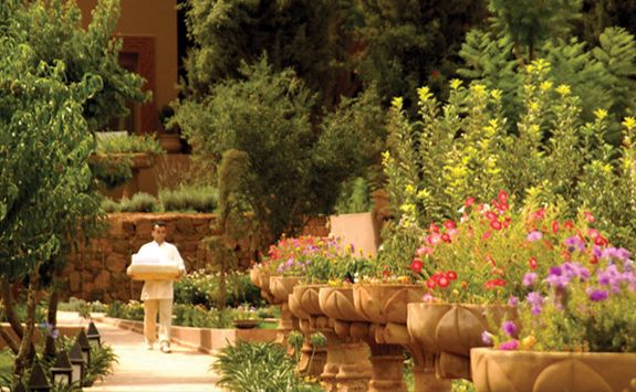 Kasbah Tamadot gardens