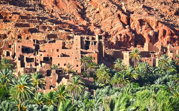 Berber village in the Atlas Mountains