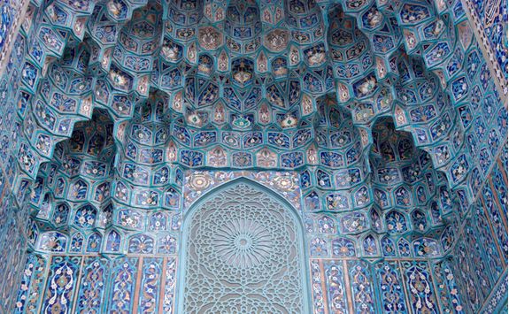 Blue art in Marrakech