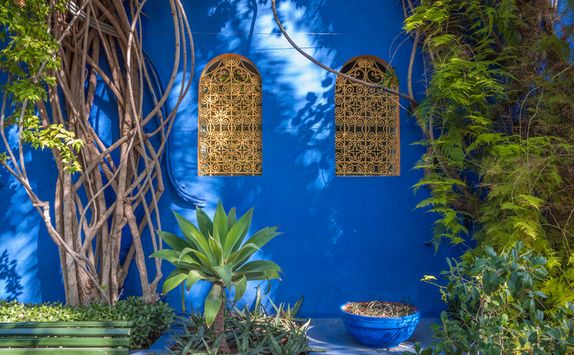 Wall in Garden in Marrakech