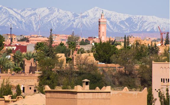 View over the Atlas Mountains