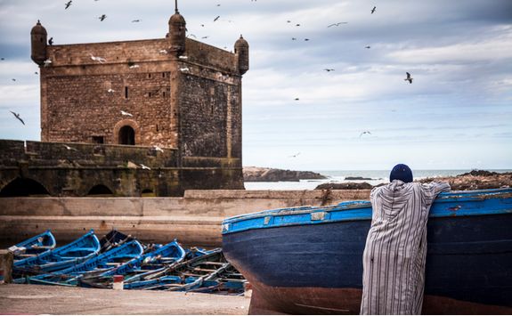 Boat in Essaouira