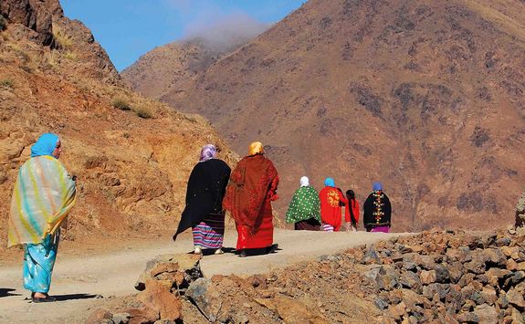 Women at Kasbah du Toubkal