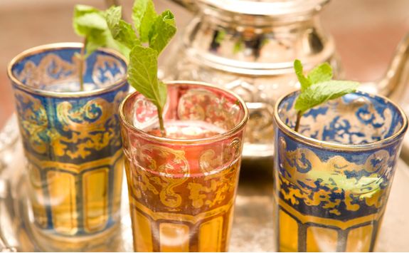 Moroccan mint tea