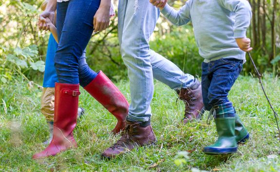 Family walking