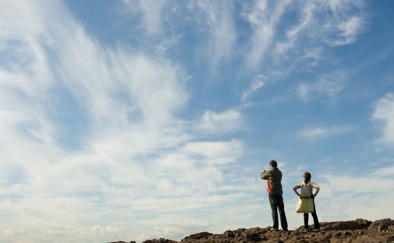 Dad & Daughter Hiking