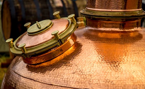 A Copper Still for whisky