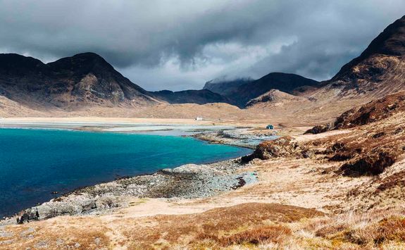 a beach on Skye