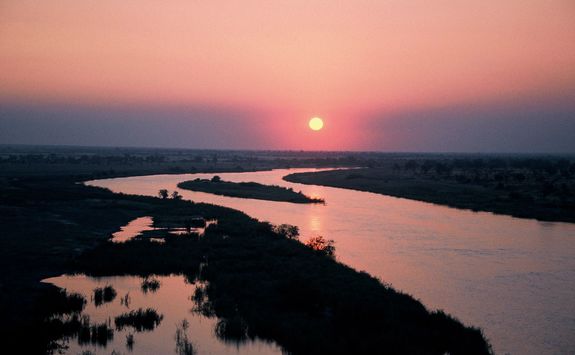 Zambezi River at Sunset