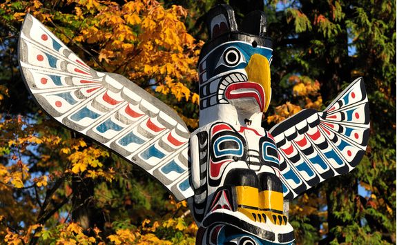 Totem in Stanley Park