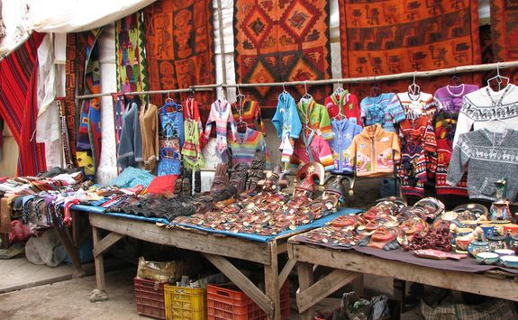 Stall at Pisac market