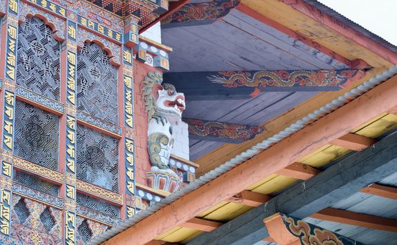 Bhutanese Monastery Detail