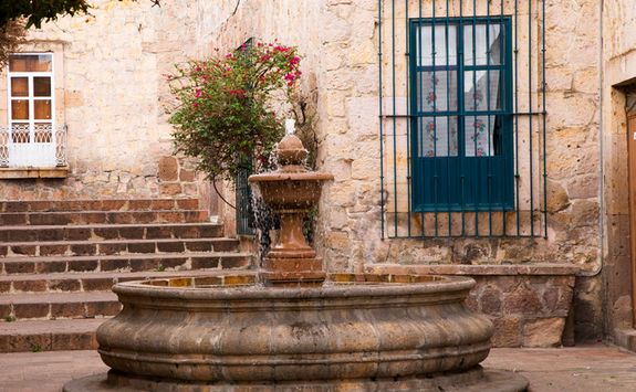 Fountain in a Courtyard