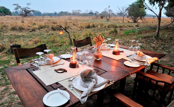 Luwi lodge dinner