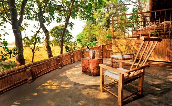 Decking at Luwi Camp
