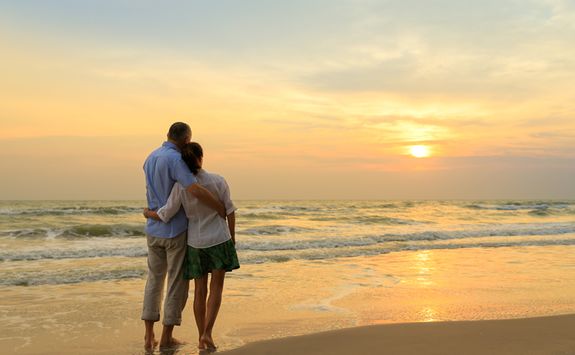 Couple on the beach