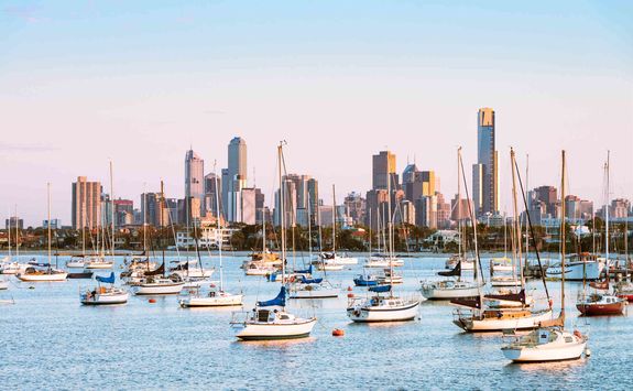 Boats at St Kilda
