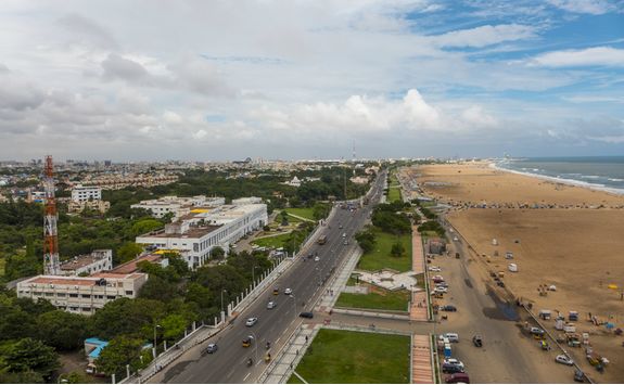 Aerial View of Channai