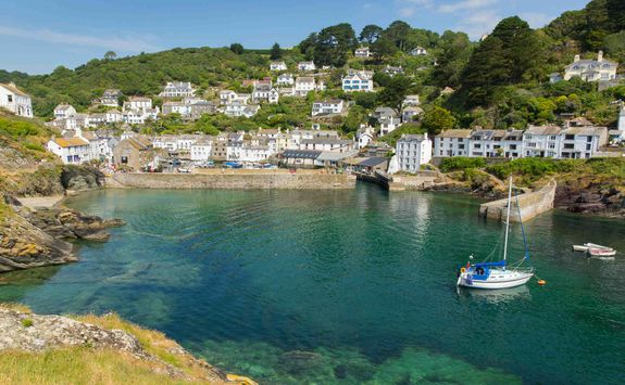 The harbour of Polperro