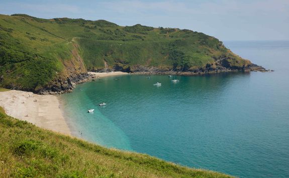 Fowey beach, cornwall