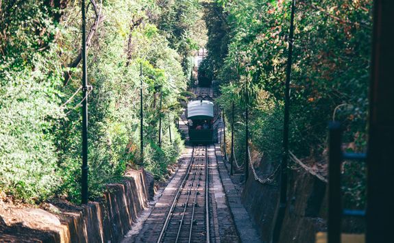 Funicular on a Hill