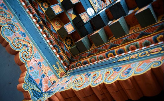 Punakha dzong detail