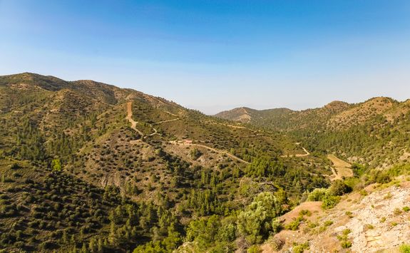 troodos mountains view