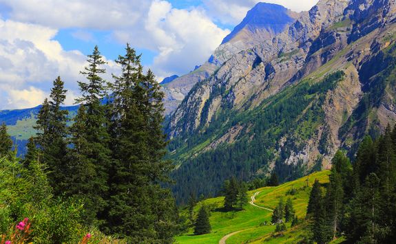 St Moritz alps