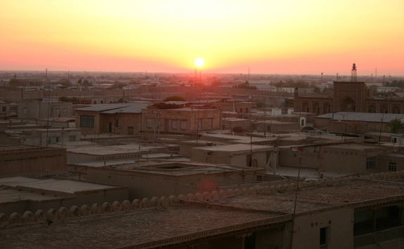khiva sunrise