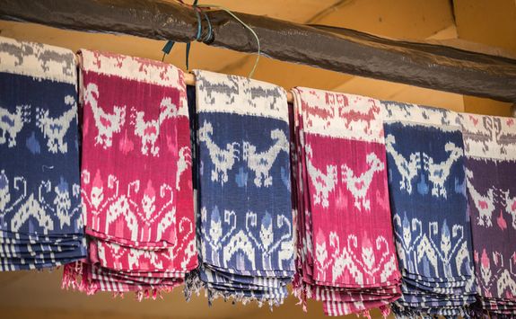 silk ikat scarves