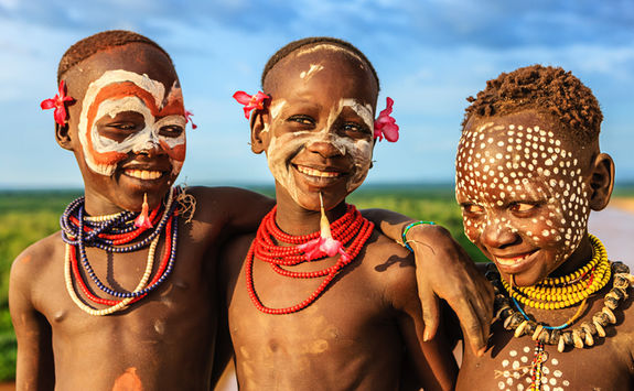 karo tribe body paiting