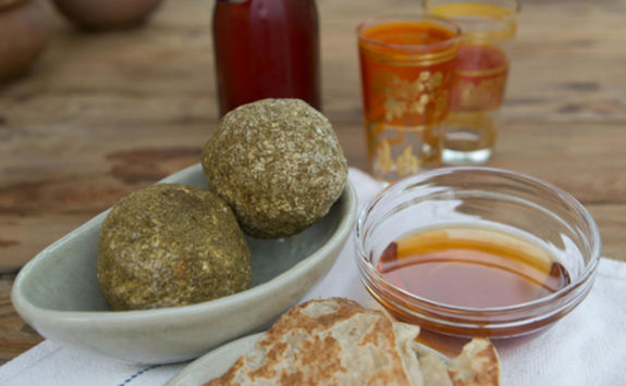 Omani honey saj bread