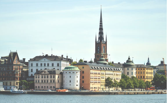Cityscape view of Stockholm