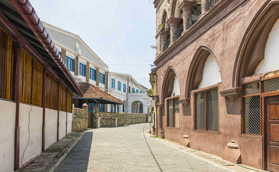 Street of the fort in Galle