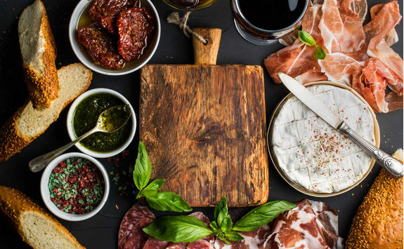 Plenty of french food