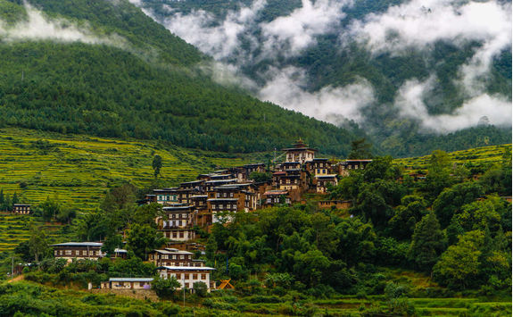 view of a village